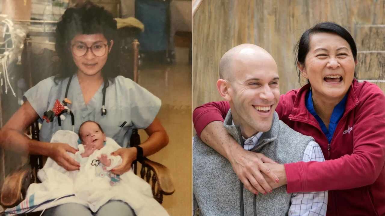 Enfermera descubre que su nuevo compañero era el bebé prematuro que ayudó a salvar hace 28 años