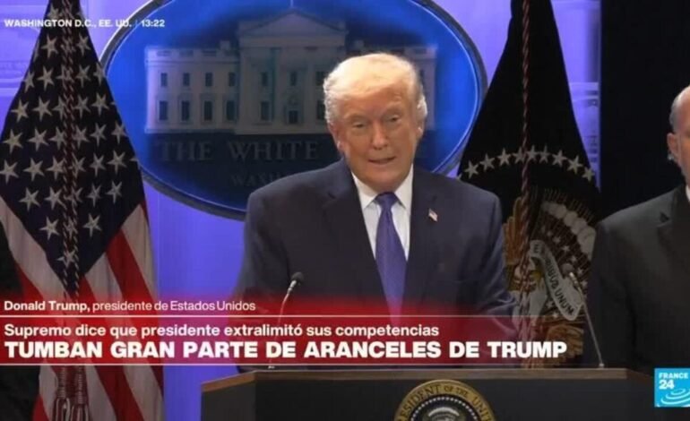 «Es una vergüenza»: Trump critica decisión de la Corte Suprema de anular aranceles