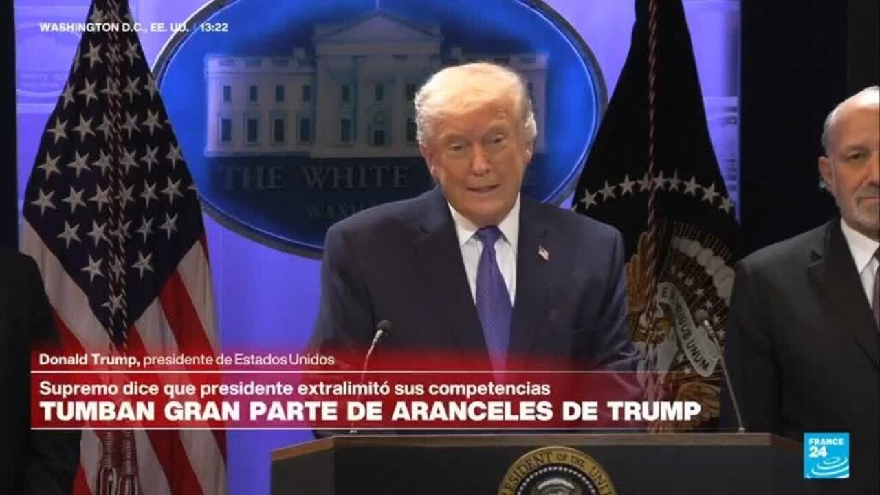 «Es una vergüenza»: Trump critica decisión de la Corte Suprema de anular aranceles