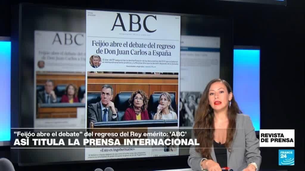 «Feijóo abre el debate del regreso de Don Juan Carlos a España»: ‘ABC’