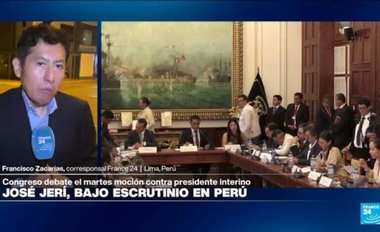 Informe desde Lima: Congreso debatirá censura contra José Jerí el 17 de febrero
