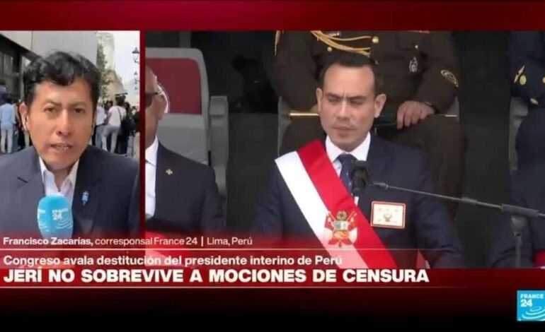 Informe desde Lima: Jerí es destituido por el Congreso de Perú; no sobrevivió a mociones de censura