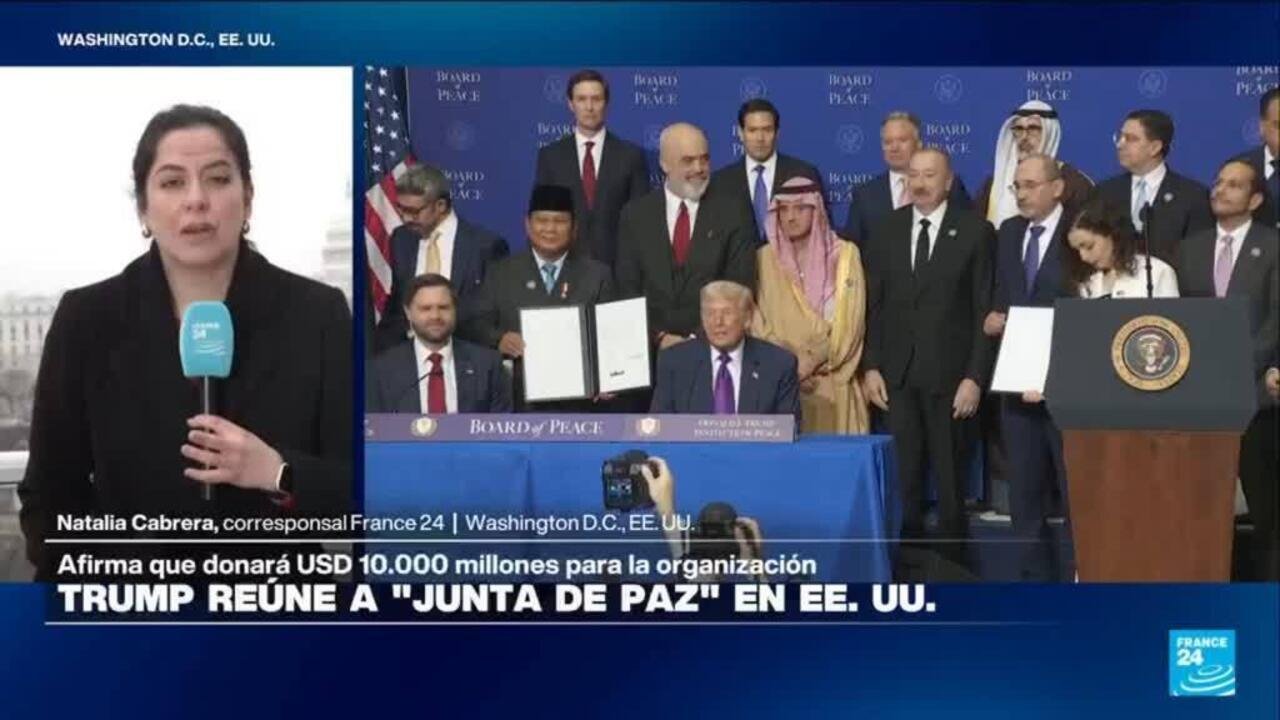 «Junta de Paz» de Trump: anuncios de donaciones para funcionamiento de la organización