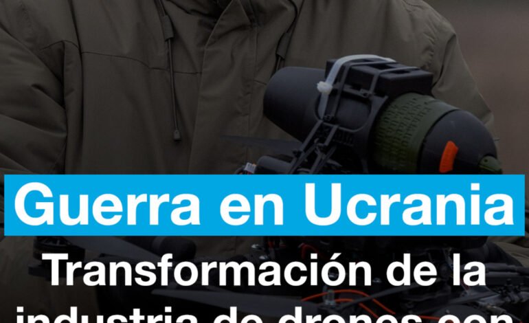 La industria de drones se transforma con el avance de la guerra en Ucrania