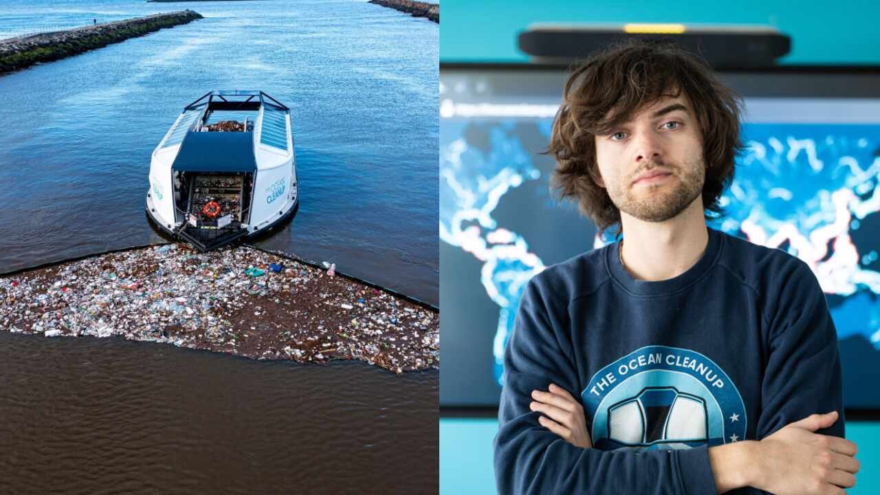 Le dijeron que era imposible limpiar el océano y creó una tecnología que ya retira plástico del Pacífico