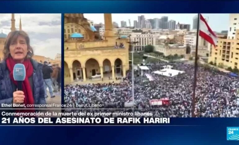Líbano conmemora 21 años del asesinato del ex primer ministro Rafik Hariri