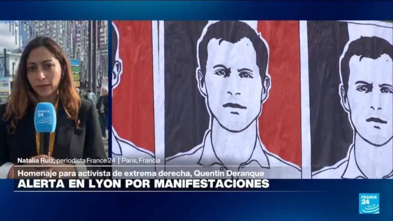 Macron apela a la calma antes de la protesta por el activista de ultraderecha fallecido