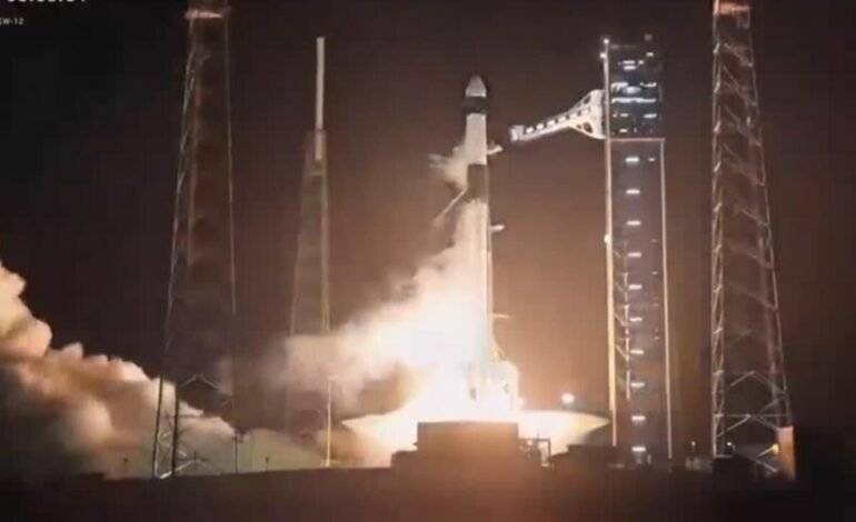 NASA y SpaceX lanzan misión Crew 12 con destino a la Estación Espacial Internacional