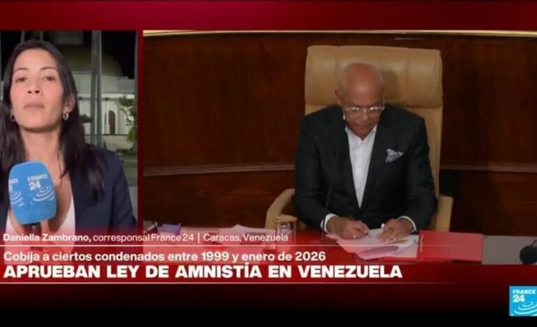 Parlamento de Venezuela aprueba ley de amnistía limitada