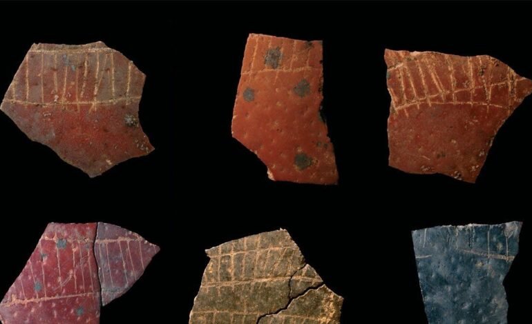 Patrones grabados en huevos de hace 60,000 años apuntan a un pensamiento geométrico temprano