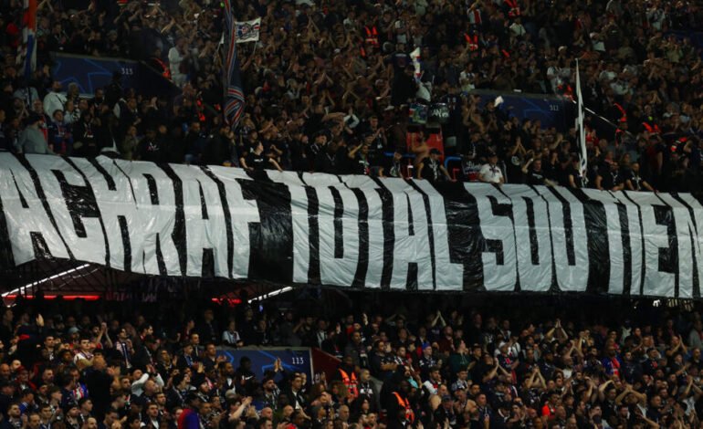 PSG avanza a octavos y Hakimi recibe el respaldo del público