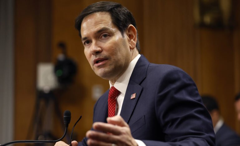 Rubio: «Nadie tiene derecho a recibir o conservar visa de EU»