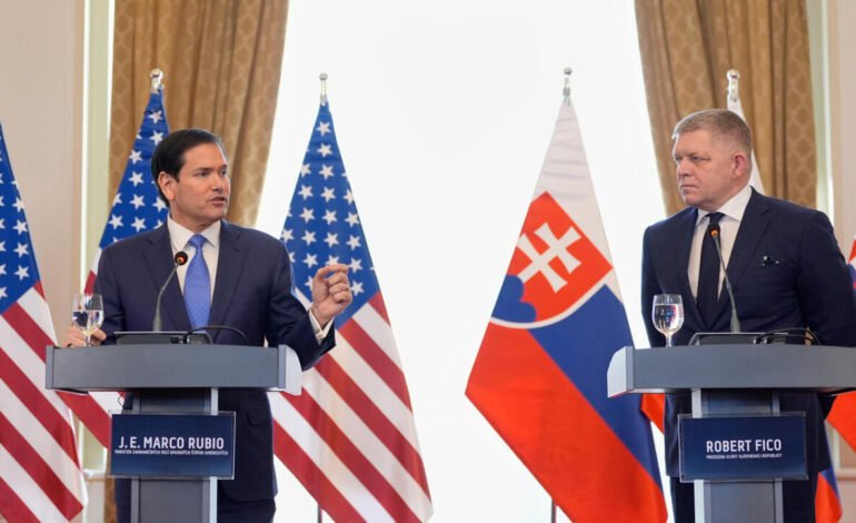 Rubio viaja a Eslovaquia y Hungría para reforzar lazos con líderes afines a Trump