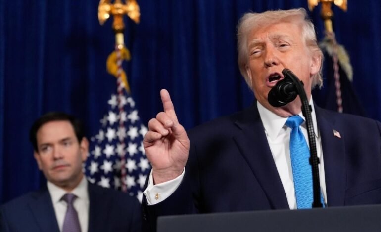 Trump afirma que EE. UU. podría llevar a cabo una “toma de control amistosa” de Cuba