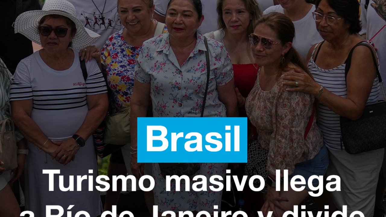 Turismo masivo llega a Río de Janeiro y divide las opiniones