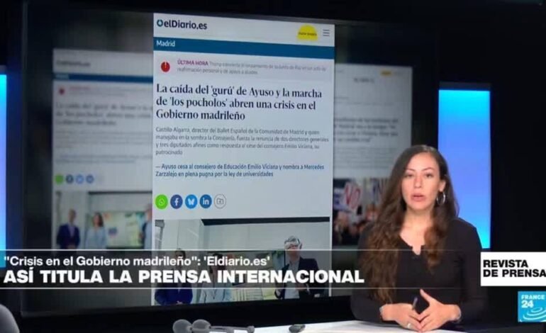 «Una crisis en el Gobierno madrileño» de Isabel Díaz Ayuso: ‘ElDiario.es’
