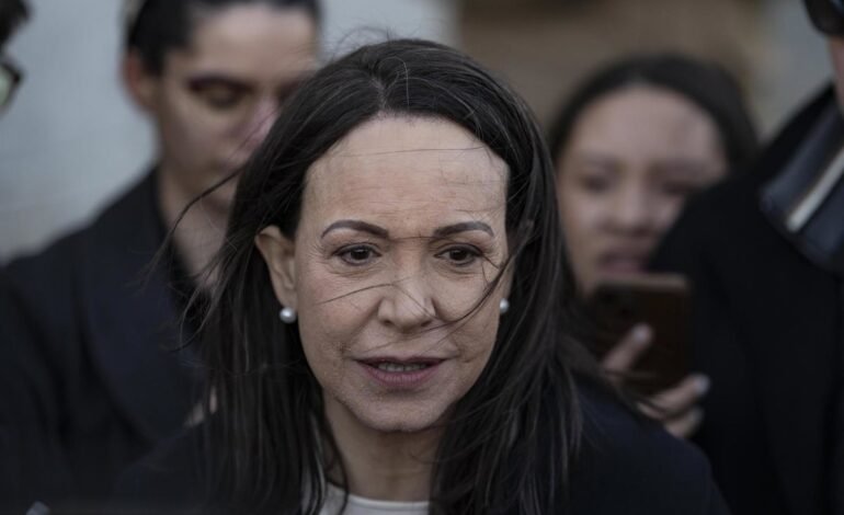 VENEZUELA: Machado dice será presidenta «cuando se pueda»