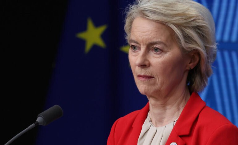 Von der Leyen llega a Ucrania al cumplirse cuatro años de la invasión rusa