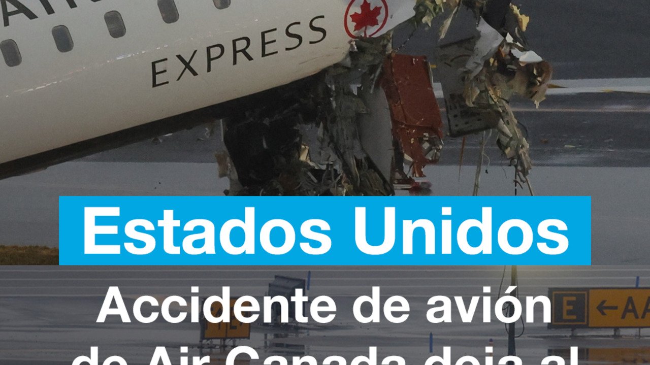 Accidente de avión de Air Canada en Nueva York deja al menos dos muertos