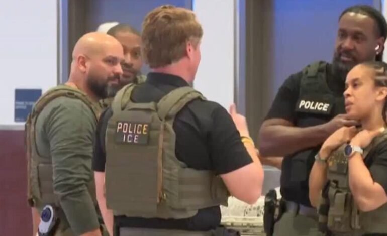 Agentes de ICE empiezan a operar en aeropuertos de Estados Unidos