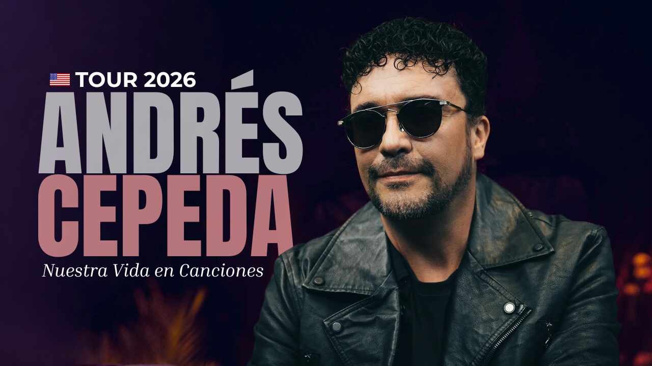 Andrés Cepeda anuncia gira por Estados Unidos con más de 10 fechas confirmadas
