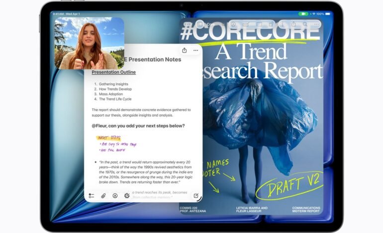 Apple presenta el nuevo iPad Air con chip M4