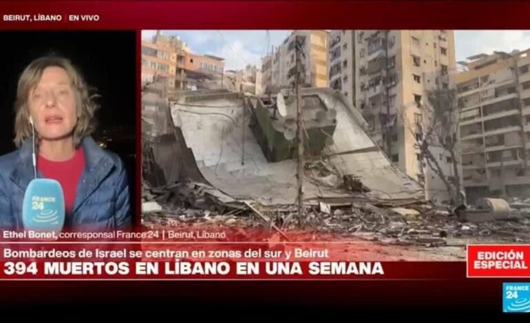 Casi 400 muertos en Líbano en una semana tras ataques israelíes