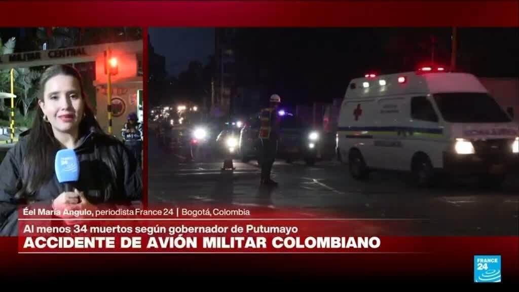 Colombia: Un avión militar se estrelló en la frontera con Perú, causando la muerte de 64 personas