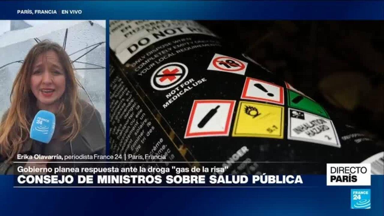 Consejo de Ministros de Francia plantea soluciones ante el consumo de la droga «gas de la risa»