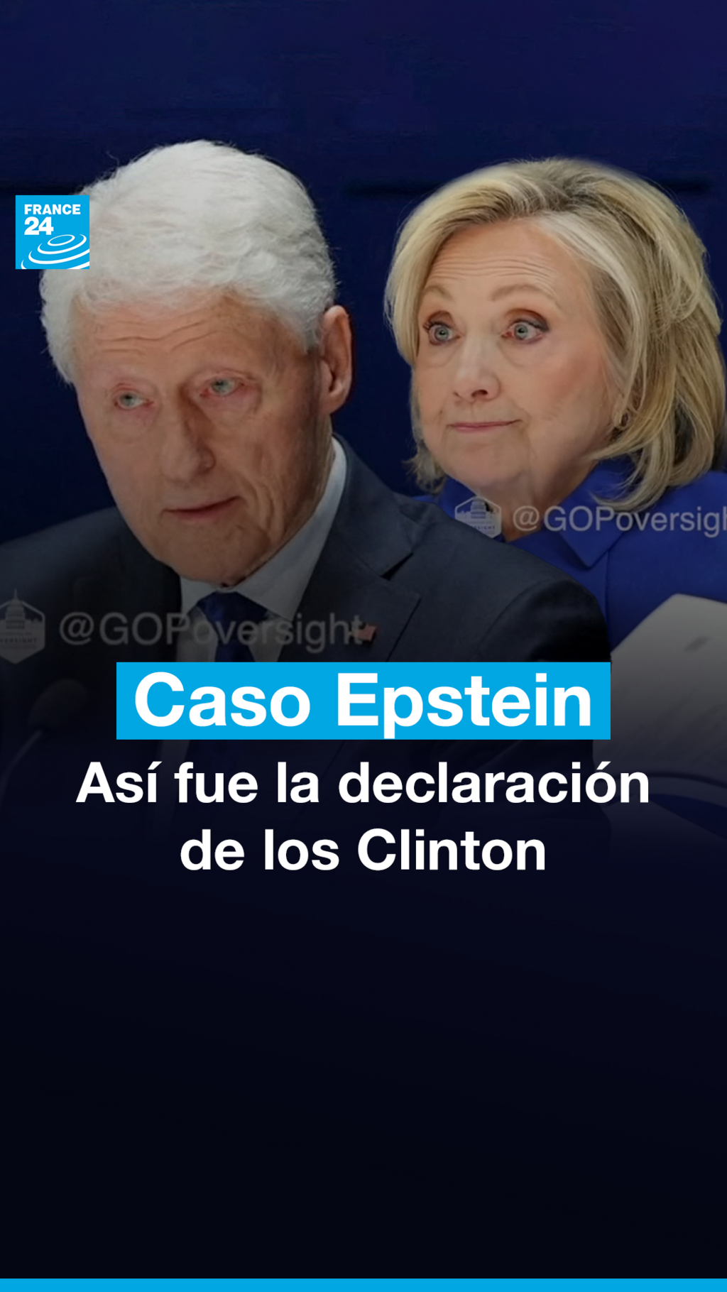 Risas, nerviosismo y momentos de furia- así fue la declaración de los Clinton