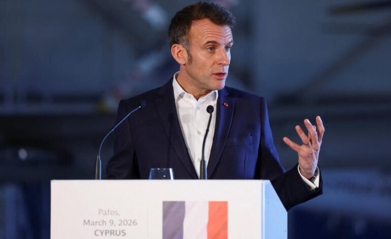 «Cuando Chipre es atacado, Europa es atacada»: Macron afirma que movimientos en la isla son «defensivos»