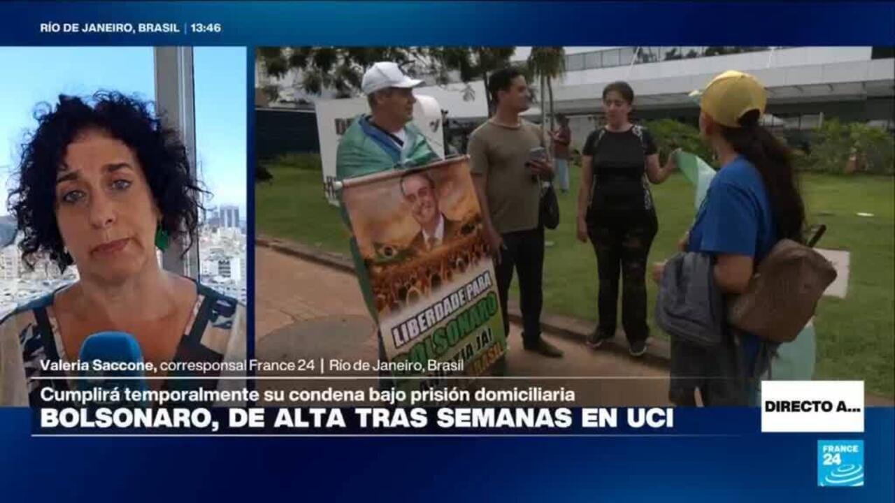 Directo a… Río de Janeiro y el alta de Bolsonaro tras semanas en UCI