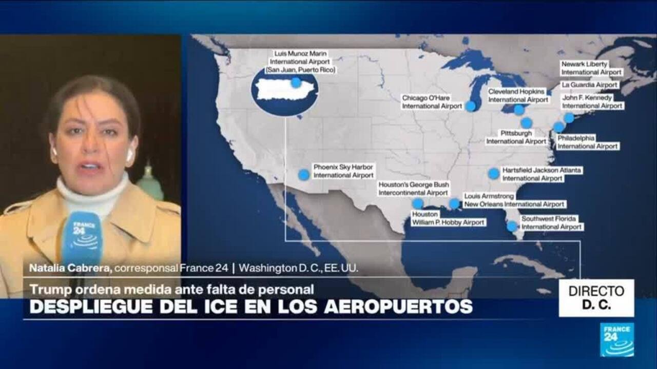 Directo D. C. y el despliegue de ICE en aeropuertos de EE. UU.