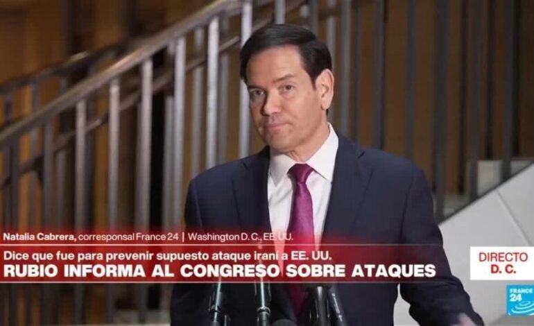 Directo D. C. y la declaración de Marco Rubio al Congreso sobre ataques a Irán