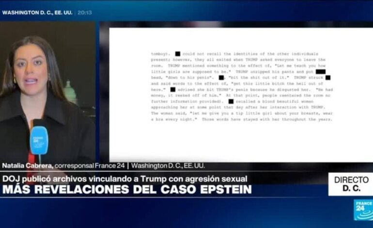 Directo D. C. y la publicación de archivos de Epstein que salpican a Trump