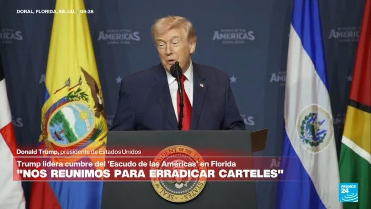 Donald Trump: «anunciamos una nueva coalición militar para erradicar carteles»