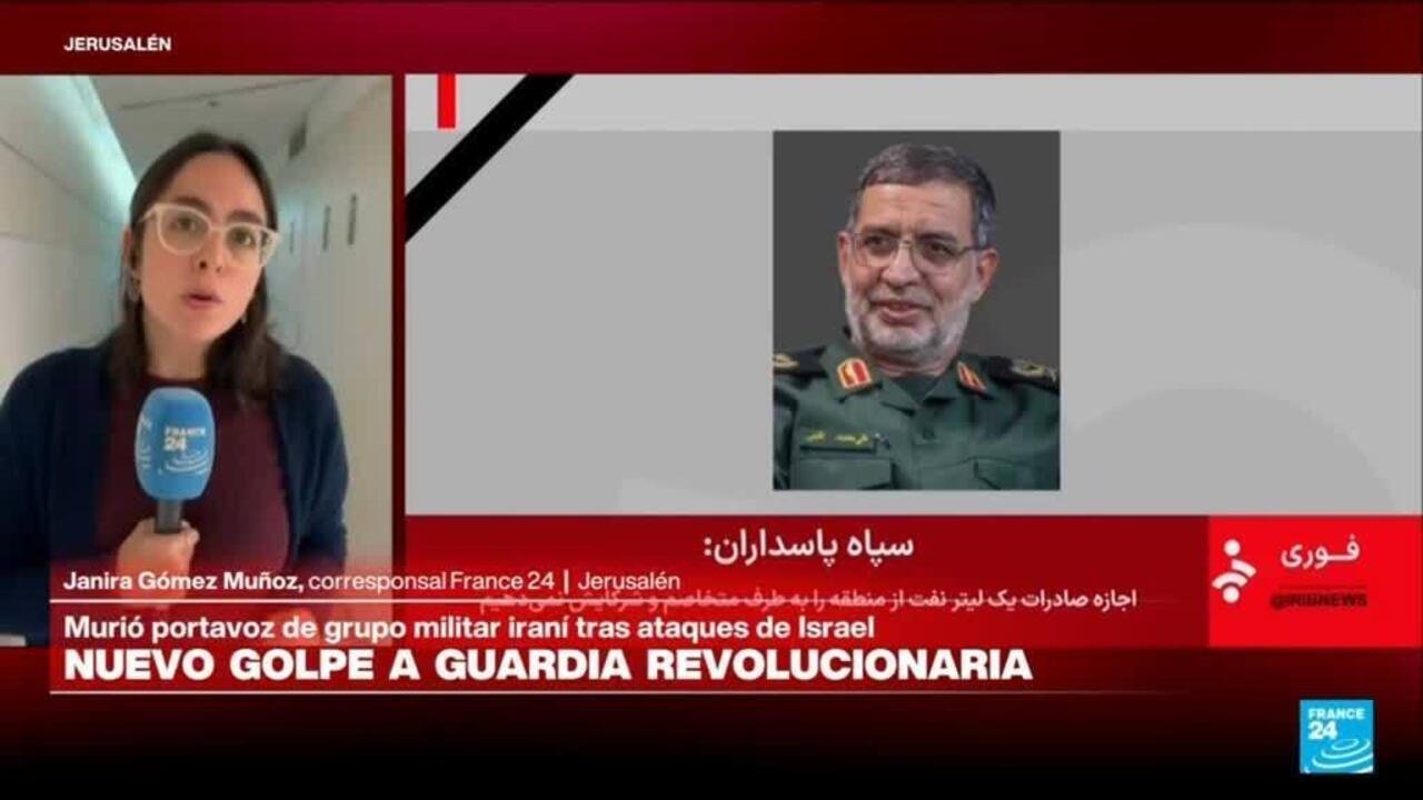 Ejército israelí mata al portavoz de la Guardia Revolucionaria; Irán eleva sus ataques contra Israel