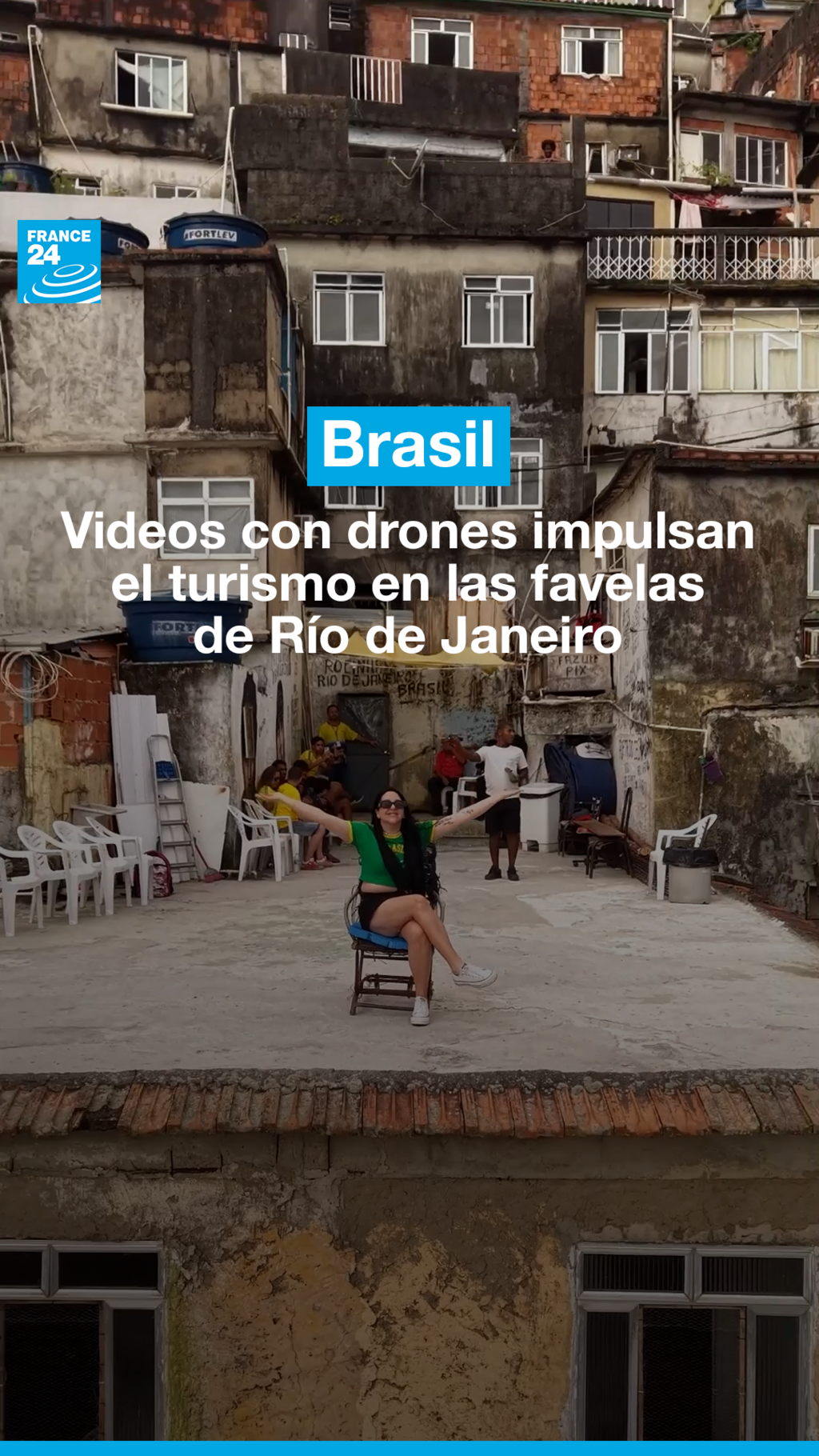 Videos con drones impulsan el turismo en las favelas de Río de Janeiro