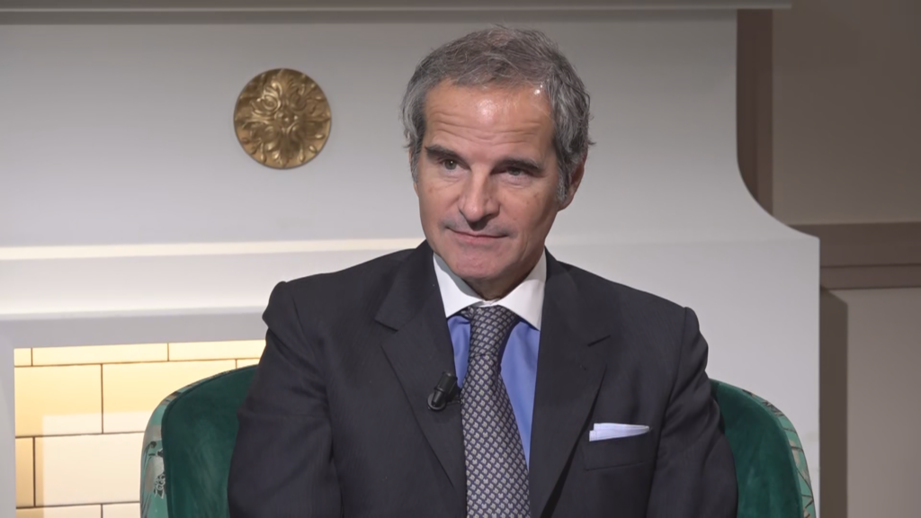 Rafael Grossi, director general del Organismo Internacional de Energía Atómica (OIEA), en entrevista con France 24, subrayó la necesidad de alcanzar un acuerdo diplomático sobre el programa nuclear iraní.