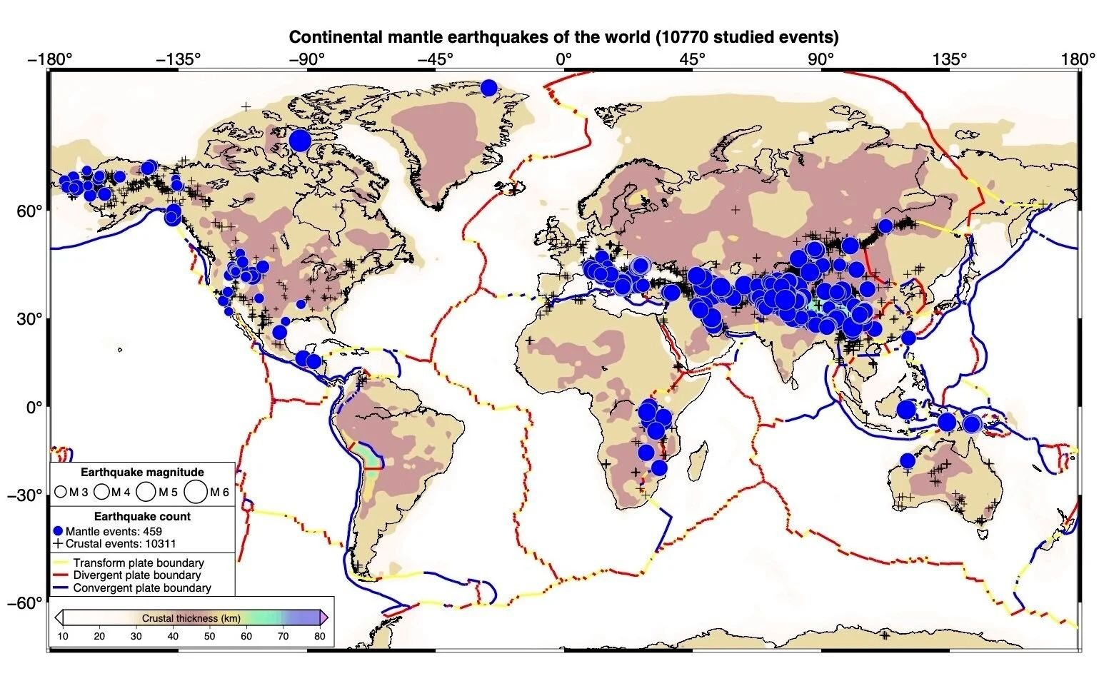 El primer mapa global de terremotos en el manto terrestre ya está completo