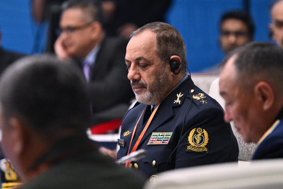 Le ministre iranien de la Défense, Aziz Nasirzadeh, participe à la réunion des ministres de la Défense des États membres de l'Organisation de coopération de Shanghai (OCS) à Qingdao, le 26 juin 2025.