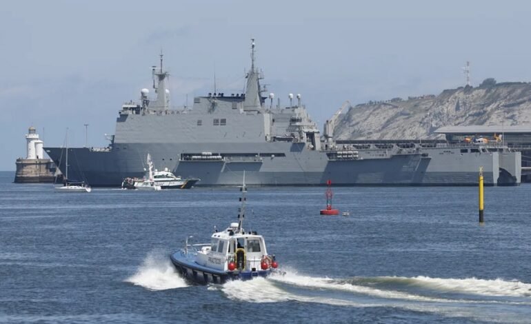 EU despliega buque con 3,500 marinos en guerra contra Irán