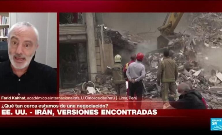 Farid Kahhat: «Negociación EE. UU.-Irán podría ser una treta para justificar una desescalada»