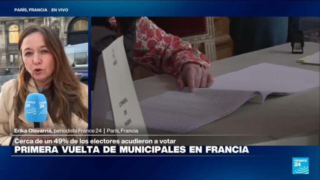 Francia elige alcaldes en elecciones municipales con 48,9 % de participación