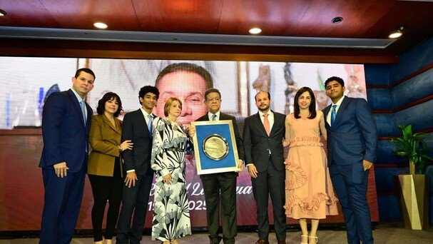 Homenaje José Rafael Lantigua en entrega premios FUNGLODE
