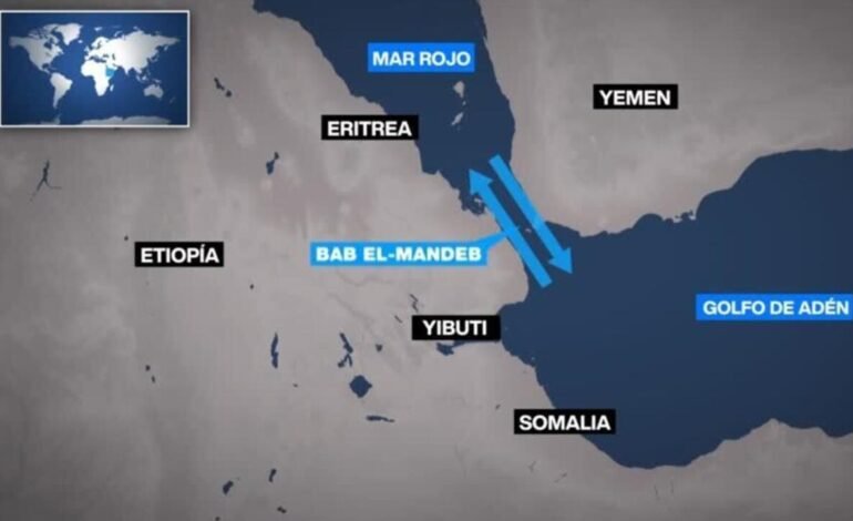 Hutíes amenazan con bloquear estrecho de Bab el-Mandeb