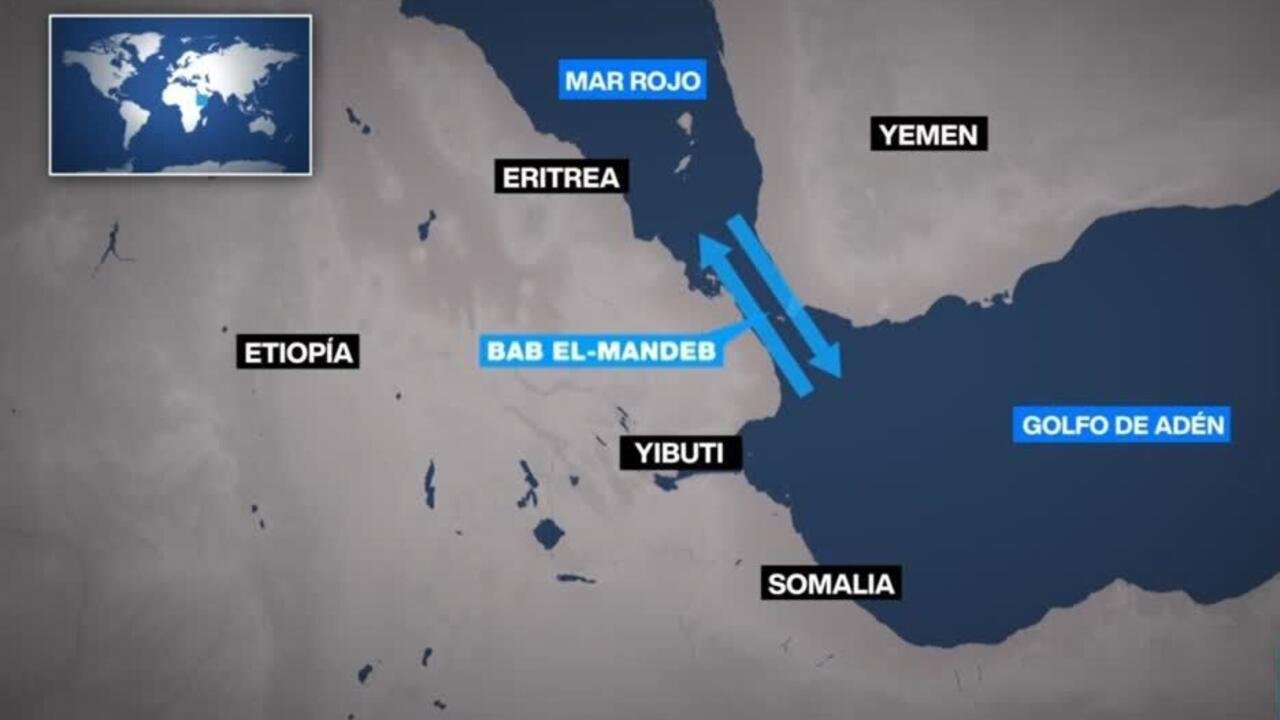 Hutíes amenazan con bloquear estrecho de Bab el-Mandeb