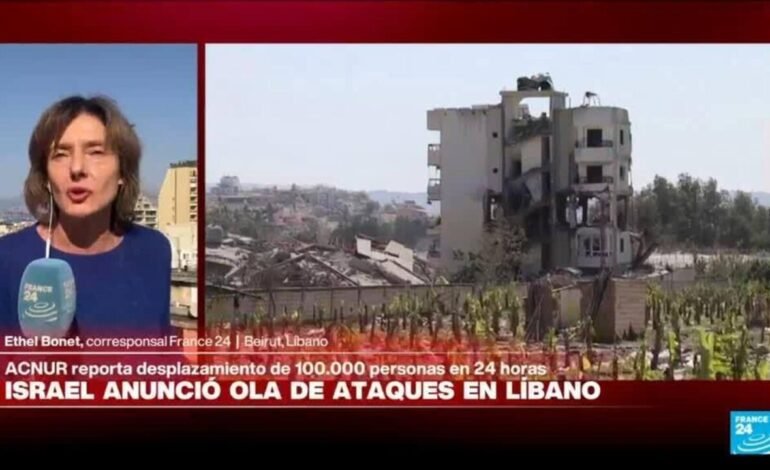 Informe desde Beirut: casi 700.000 desplazados en Líbano por ataques israelíes