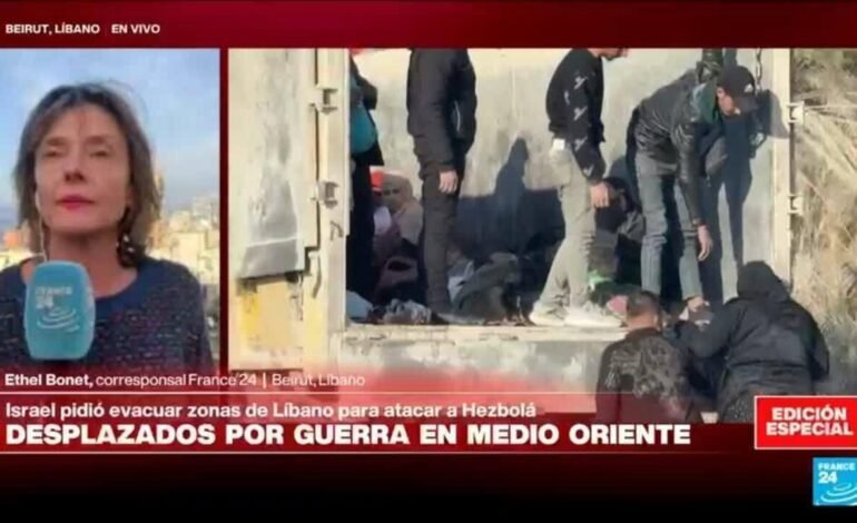 Informe desde Beirut: desplazados en Líbano se intentan trasladar hacia el norte del país