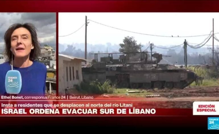 Informe desde Beirut: Israel ordena la evacuación de poblaciones del sur de Líbano
